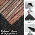 thumbnail image 3 of Boho Red Striped Ethnic Pattern Kitchen Rugs Sets Of 3,Kitchen Runner Rugs Non Skid Washable,Decorative Kitchen Floor Mats for Kitchen,Sink,Laundry,17"x30"+ 17"x47" + 17"x59", 3 of 6