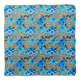 thumbnail image 4 of Bimba Bandanas de Tête Imprimés en Pure Soie Brun Austin Rose Floral Foulard Tour de Cou d'Été 40 x 40 Pouces, 4 of 6