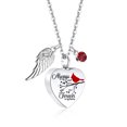thumbnail image 1 of Collar de acero inoxidable con forma de corazón de melocotón torcido para hombres y mujeres, colgante conmemorativo de amante de ataúd cinerario de estilo europeo y americano, 1 of 6