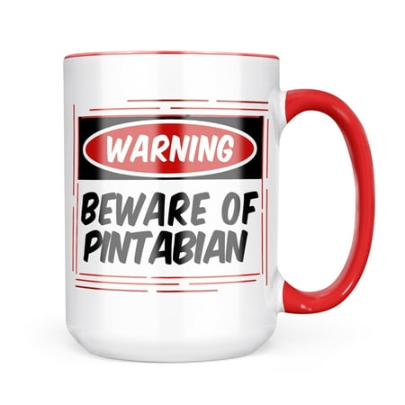 

Neonblond Beware of the Pintabian Horse Mug gift for Coffee Tea lovers