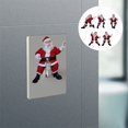 thumbnail image 1 of Cheers 5Pcs/Bag Switch Stickers Retro Self-adhesive Removable Christmas Creative Santa Claus Sticker for Home, 1 of 2