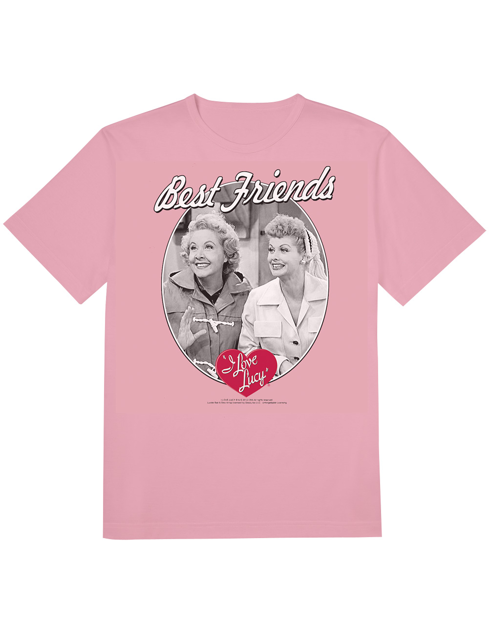 Friends Ethel and Lucy Pink T-Shirt 