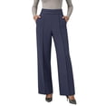 thumbnail image 6 of MYAOYI Womens Pants High Waisted Wide Leg Dress Pants Pleated Work Trousers, 6 of 8