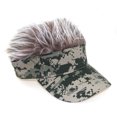 thumbnail image 1 of Camouflage Baseball Cap Show Wigs Caps Sunshade Hip Hop Hat, 1 of 7