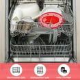thumbnail image 3 of Tutuviw - Paquete de 12 cestas de plástico para comida rápida, reutilizables, para pan, pollo frito, hamburguesas, sándwiches, papas fritas y frutas, 3 of 8