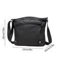 thumbnail image 3 of CHCNHAC Women's Crossbody Bag PU Lightweight Shoulder Bag for Daily Commute Shopping Casual Use Simple Design Adjustable Strap 1PC, 3 of 7