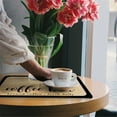 thumbnail image 5 of Coffee Mat Rubber Backed Coffee Bar Countertop Mat, Waterproof Placemat for Kitchen Countertop Coffee Bar Accessories, Durable & Reusable, 1Pc, Coffee Maker Dining Room Decoration(Coffee,15.7x11.8"), 5 of 9