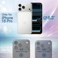thumbnail image 2 of JETech Magnetic Glitter Case for iPhone 18 Pro |Compatible with MagSafe, Sparkle Bling (Glacier), 2 of 6