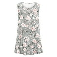 thumbnail image 5 of Plus Size Tank Tops for Women Summer Boho Floral Print Sleeveless Scoop Neck T-Shirts Casual Beach Tees Shirts, 5 of 5