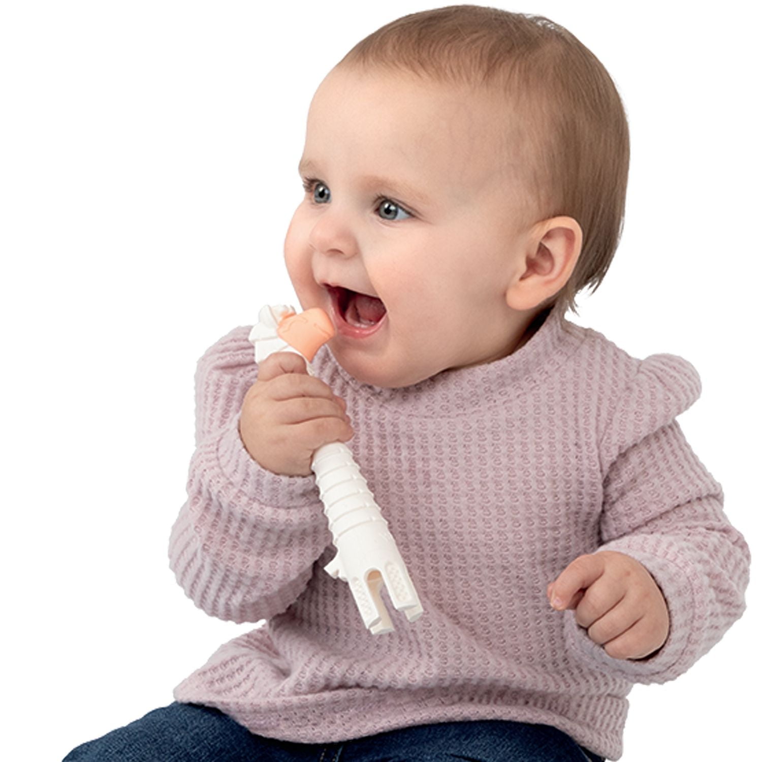 Nûby™  100% Soft Silicone Tube Teether - Llama