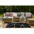 thumbnail image 3 of GEM BLACK & GREY Outdoor Rug By Kavka Designs, 3 of 3