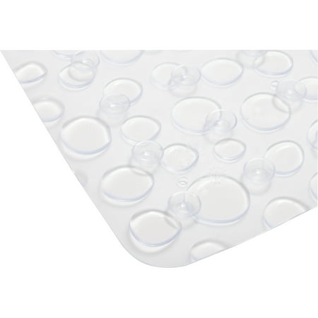 Mainstays Droplets Vinyl Bath Mat, Clear