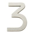 thumbnail image 1 of Placas numéricas acrílicas plateadas 5CM | Señalización de decoración moderna | Acabado pulido duradero | Montaje adhesivo | Dígitos personalizables y estilosos de dirección de la casa | Detalles de, 1 of 2