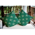 thumbnail image 4 of 18" x 18" Simply Daisy Starfish Indoor/Outdoor Pillow, Kelly Green Qty 1, 4 of 6