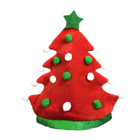 Festive Christmas Tree Hat for Holiday Parties and Themed Photoshoot Props