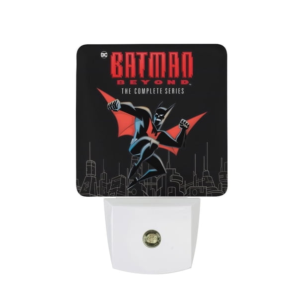 Batman del Futuro Luz nocturna LED con sensor de anochecer a amanecer para dormitorio, baño, pasillo, escaleras - Lámpara LED nocturna de enchufe, 0.5W - 1 pieza