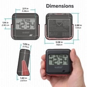 La Crosse Technology Buzz Digital Alarm clock with Vibration and Loud Sound, 617-147