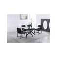 thumbnail image 4 of Meridian Furniture Bryce Quilted Black Vegan Leather Dining Chair (Set of 2), 4 of 9