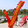 thumbnail image 1 of Small Size Dragon Poi, Outdoor Fitness Dragon Design Spinning & Shaking Poi With Dragon Head, Real-Like Dragon Flinging Ribbon For Kids/Beginner, 1 of 7