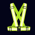 thumbnail image 3 of Chaleco reflectante de ciclismo ANGGREK Correa reflectante verde fluorescente, 3 of 5