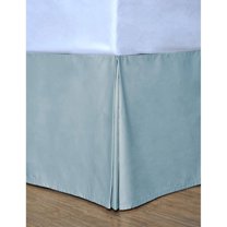 Cotton Colors Bed Skirt - Size: Twin, Color: Blue