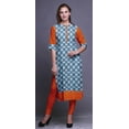 thumbnail image 2 of Bimba Women Straight Kurta Printed Indian Top EthnicKurti, 2 of 6