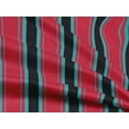thumbnail image 4 of oneOone Rayon Bright Red Fabric Striped Fabric For Sewing Printed Craft Fabric By The Yard 56 Inch Wide, 4 of 5