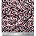 thumbnail image 2 of Soimoi Pink Heavy Canvas Fabric Leopard Animal Skin Decor Fabric Printed Yard 58 Inch Wide, 2 of 3