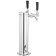 thumbnail image 2 of VEVOR Draft Beer Tower Dispenser, Dual Taps, Stainless Steel, Kegerator Tower Kit with Pre-Assembled Tubing and Self-Closing Faucet Shanks, Ideal for Party, Bar, Pub, and Restaurant, 2 of 12