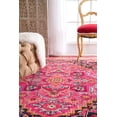 thumbnail image 3 of nuLOOM Mackenzie Vintage Runner Rug, 2' 6" x 12', Violet Pink, 3 of 7