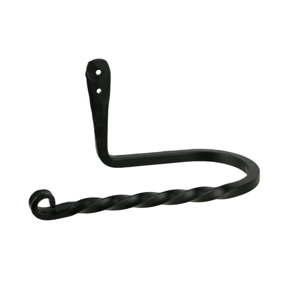 Hand Forged Wrought Iron Wall Mounted Toilet Paper Holder Primitive Decor
