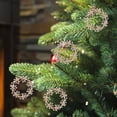 thumbnail image 4 of Ganfancp Christmas Decorations Scandinavian Ins House Soldier Decoration Christmas Tree Hanging Christmas Gifts Rebajas Flash Deals 1X Guirnalda Decoración Purpurina, 4 of 6