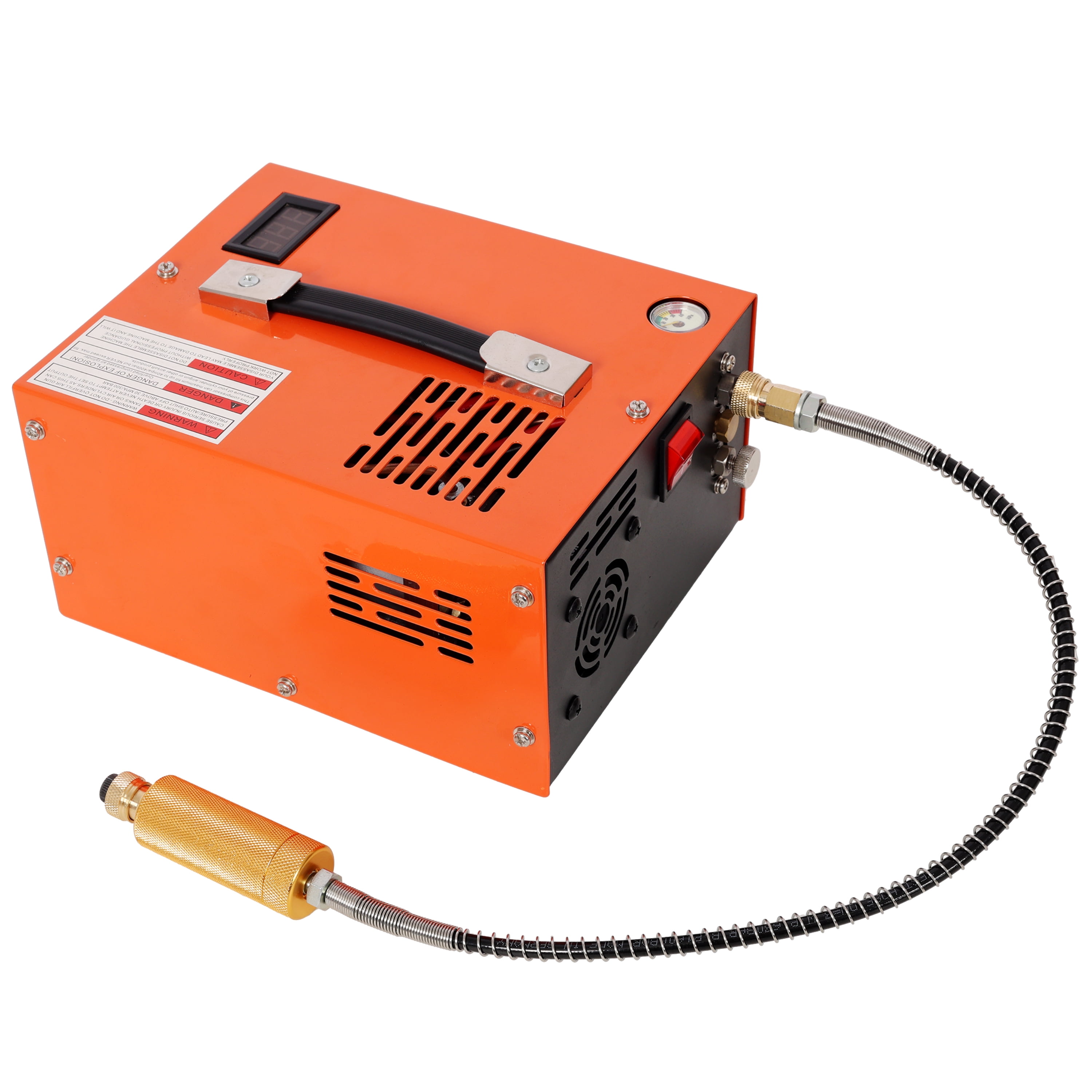 PCP Air Compressor 12V DC, PCP Compressor 4500 Psi, Paintball 30MPa Portable PCP Air Compressor, Rifle Pump 110V AC, High Pressure Pump Scuba Tank Compressor Pump
