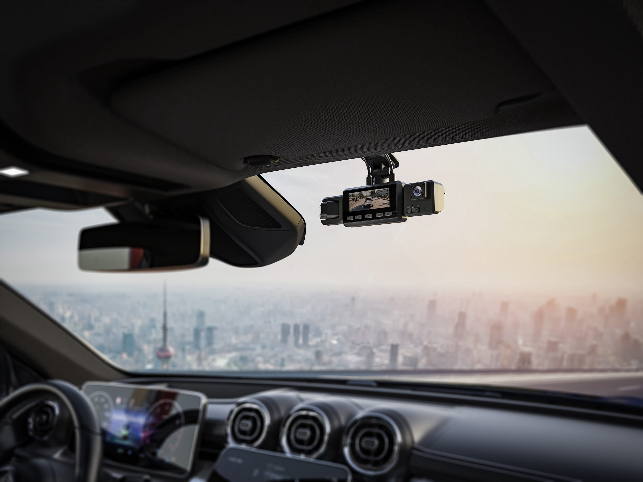Rexing 4Channel Dash Cam with BuiltIn Motion Sensor, App C
