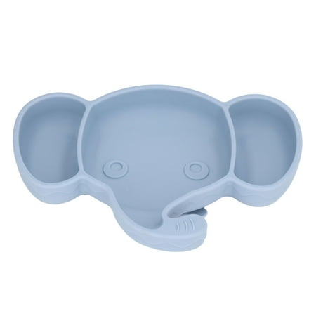 

Baby Suction Plate Cute Baby Suction Silicone Material For Home Blue