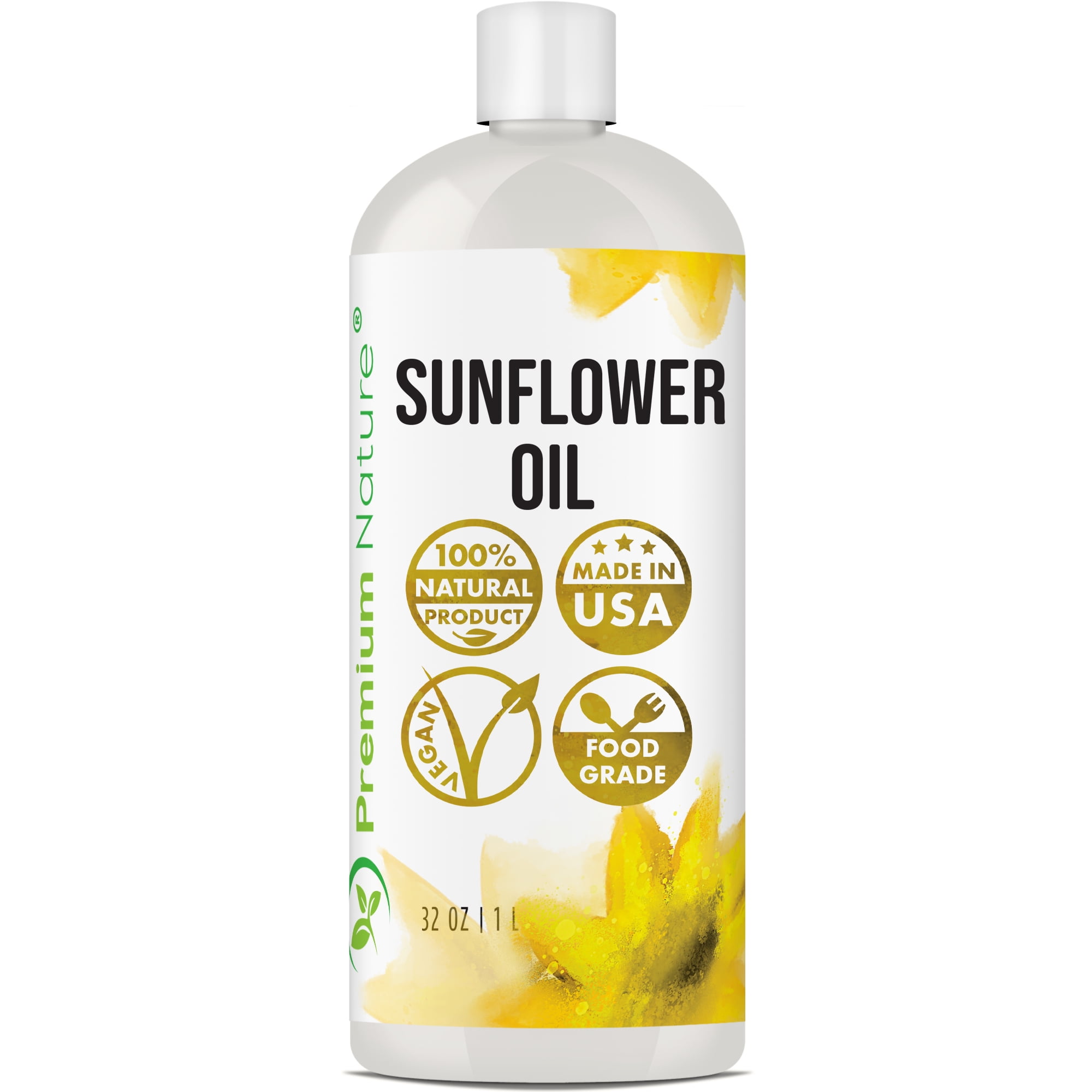 Sunflower Oil Cold Pressed 32oz Sunflower Seed Oil Unrefined Sun