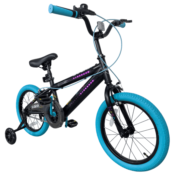 Bicicleta Infantil Rodada 16 Kubor NEON Azul