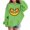 Dark Green, variant on Grblisyd Girls Hoodies Sweatshirt Casual Sport Clothing for Kids Fashion Pumpkin Face Trendy Hooded Pullover 6-13 Years Old Fall Outfit