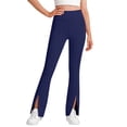 thumbnail image 4 of Pantalones largos para niños, pantalones largos, pantalones acampanados para niños, pantalones de punto acanalado para niñas, pantalones elegantes y cómodos con varios colores, pantalones de poliéster, 4 of 5