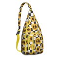 thumbnail image 1 of Tear - resistant Water - resistant Sling Bag with Floral Design for Unisex, 1 of 4