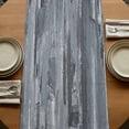 thumbnail image 5 of Table Runners 90 Inches Long Dress Scarves, Grey Abstract Farmhouse Coffee/Dining/Kitchen Table Runner for Living Room, Vintage Geometric Gradient Oil Painting Modern 13x90 Inch, 5 of 9
