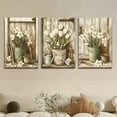 thumbnail image 5 of 3pcs/set Vintage Farmhouse Planters & Gardening Tools Artist Drawing - Unframed Canvas Paintings Suitable for Living Room, Office, Cafe - Rustic Wall Art, 5 of 9