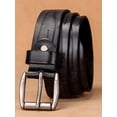 thumbnail image 4 of Catelles Men's Black Genuine Leather Belt, with Alloy Pin Buckle, Classic Business Casual Style, Gift Box Set with A Hole Punch&For waist 42 in Width 1.5 in(3.8cm), 4 of 9