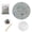 10 Inch, variant on DIY Stepping Stone Kit for Gift 10/12/14inch Footprint Stone Kit Handprint Stepping Stone Kit