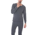 thumbnail image 1 of Innerwin Long Johns Set 2 Pieces Mens Thermal Underwear Base Layer Sleeve Ultra Soft Top And Bottom Suits Deep Gray L, 1 of 2
