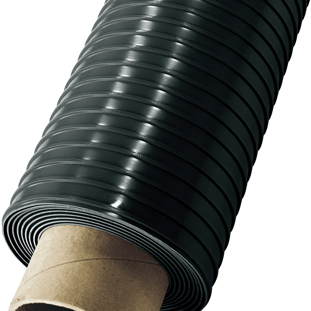 G-Floor 8.5' x 24' Ribbed Garage Flooring Cover - Midnight Black