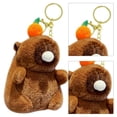 thumbnail image 4 of Llavero Capibara Felpa Creativo () Naranja, 4 of 9