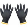 BBQ Gloves 2 Cotton Glove Liners & 50-count Nitrile Gloves Disposable Latex Free Powder Free Heat Resistant Food Safe for Grilling, Cooking, Baking, Cutting, Smoker Accessories(Large)