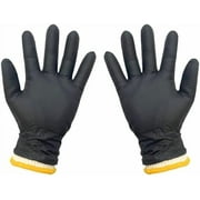 BBQ Gloves 2 Cotton Glove Liners & 50-count Nitrile Gloves Disposable Latex Free Powder Free Heat Resistant Food Safe for Grilling, Cooking, Baking, Cutting, Smoker Accessories(Large)