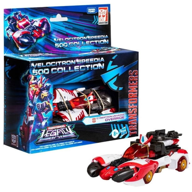Hasbro Transformers Robot Override Action Figure Model Legacy Velocitron Speedia 500 Voyager Class Toy Gift CollectionAbout 18cm Gong Bohan LED